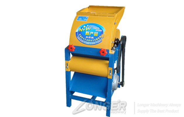 Corn shucking and peeling machine(take the shuck off and also peel the corn from the cob)