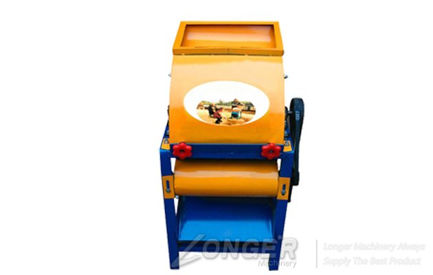 Corn shucking and peeling machine(take the shuck off and also peel the corn from the cob)